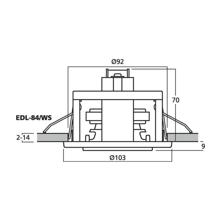 EDL-84/WS | PA stropný reproduktor-4513