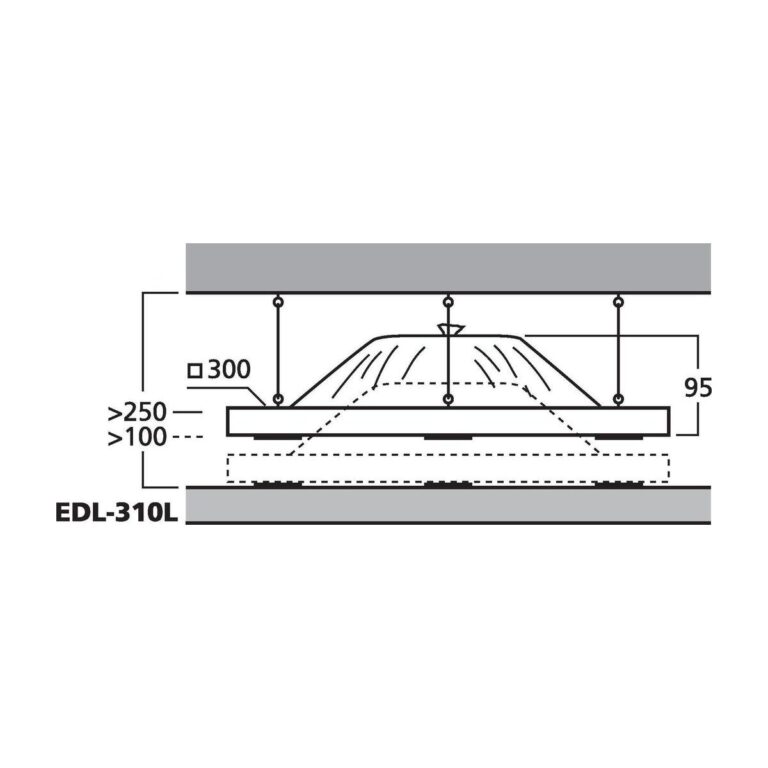 EDL-310L | Super disperzný PA stropný reproduktor-4465
