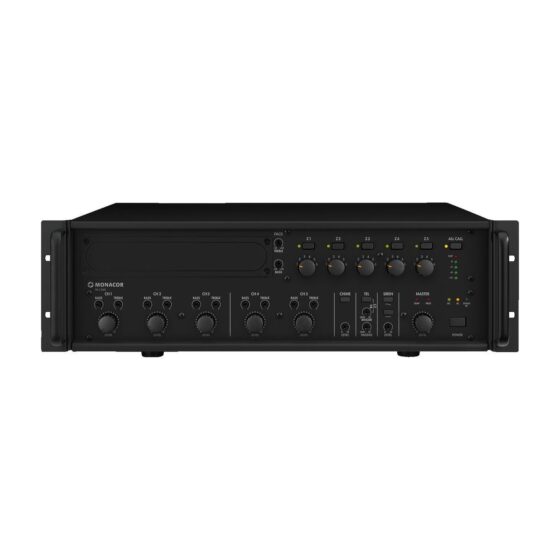 PA-1240 | 5-zone mono PA mixing amplifier, 240 W-0