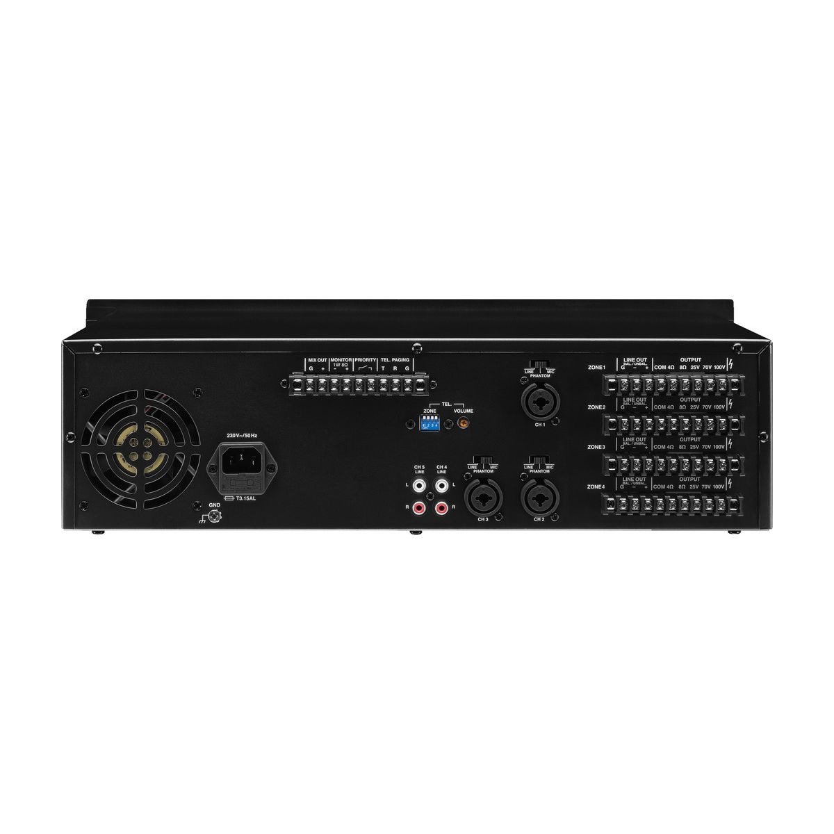 PA-4040 | 4-zone matrix mixing amplifier-5480