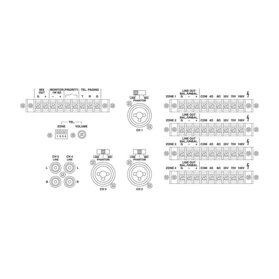 PA-4040 | 4-zone matrix mixing amplifier-5479