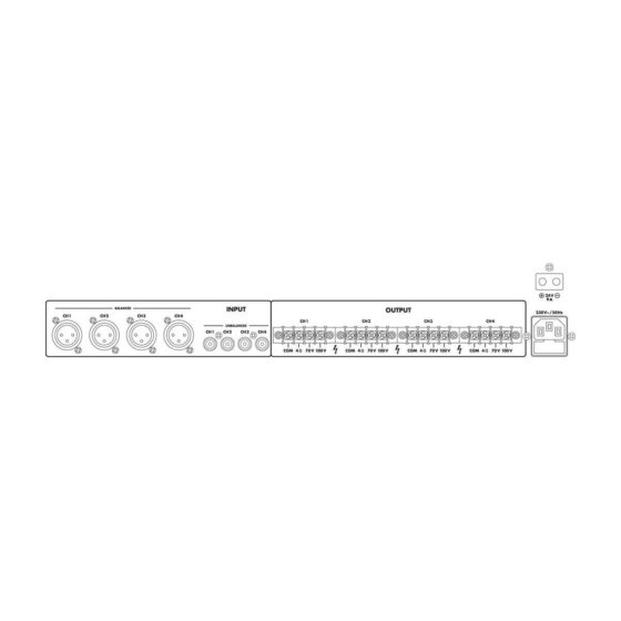 PA-1450D | 4-channel class D PA amplifier-5457