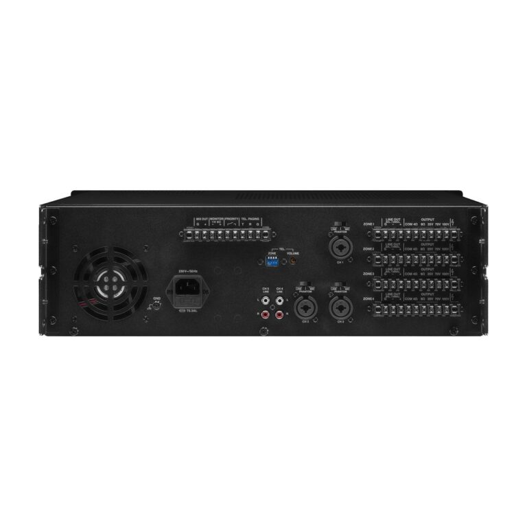 PA-12040 | 4-channel mono mixing amplifiers, 4 x 120 W-5448