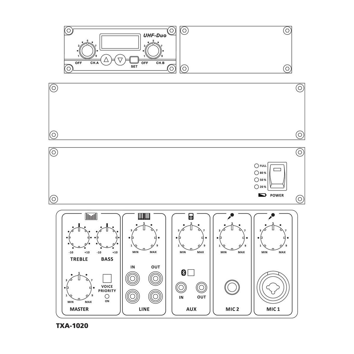TXA-1020 | Portable high-power amplifier systems-6311