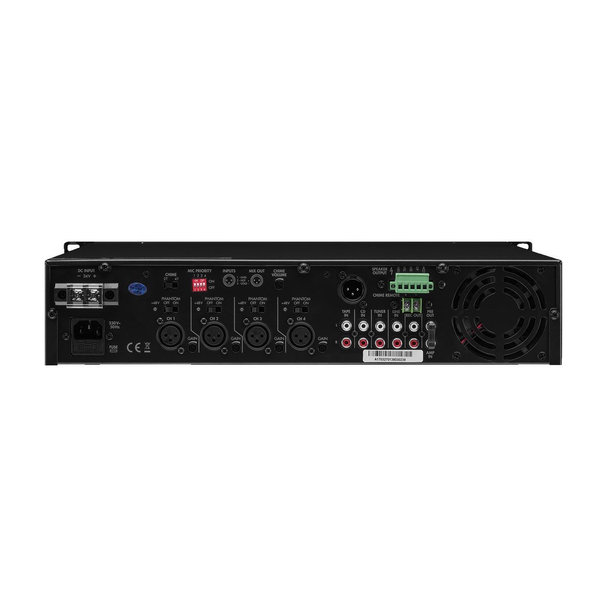 PA-924 | Mono PA mixing amplifier-6514