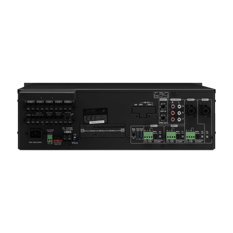 PA-5480 | 5-zone mono PA mixing amplifier, 480 W-5489