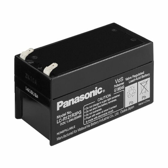 NPA-12/1 | PANASONIC Nabíjateľná olovená batéria, 12 V, 1.3 Ah-0