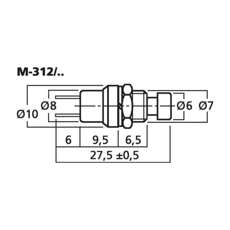 M-312/BL | Miniatúrny spínač-4911
