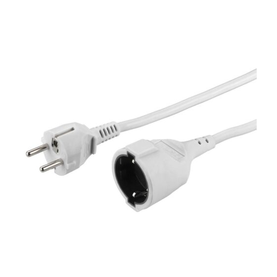 MC-315/WS | Sieťový predlžovací kábel, earthed plug and socket, 3 m-0