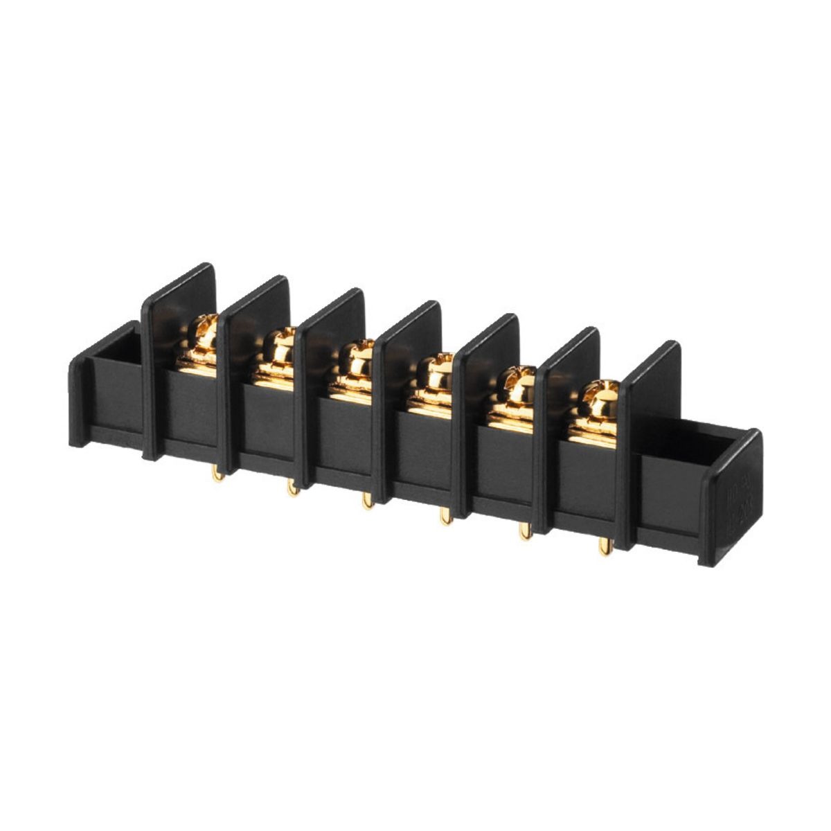 TBS-6/GO | Screw terminal, 6 contacts, gold-plated-0