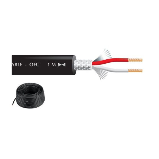 MLC-52/SW | Mikrofónny kábel TOP QUALITY, 2 x 0.22 mm2, 50 m-0