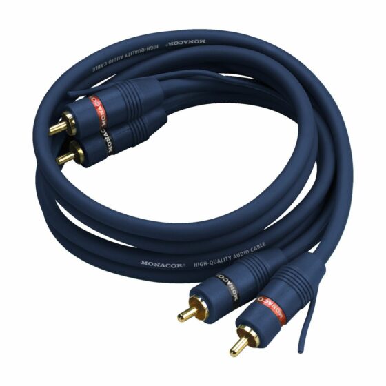 AC-150/BL | Stereo audio prepojovací kábel, 1.5 m-0