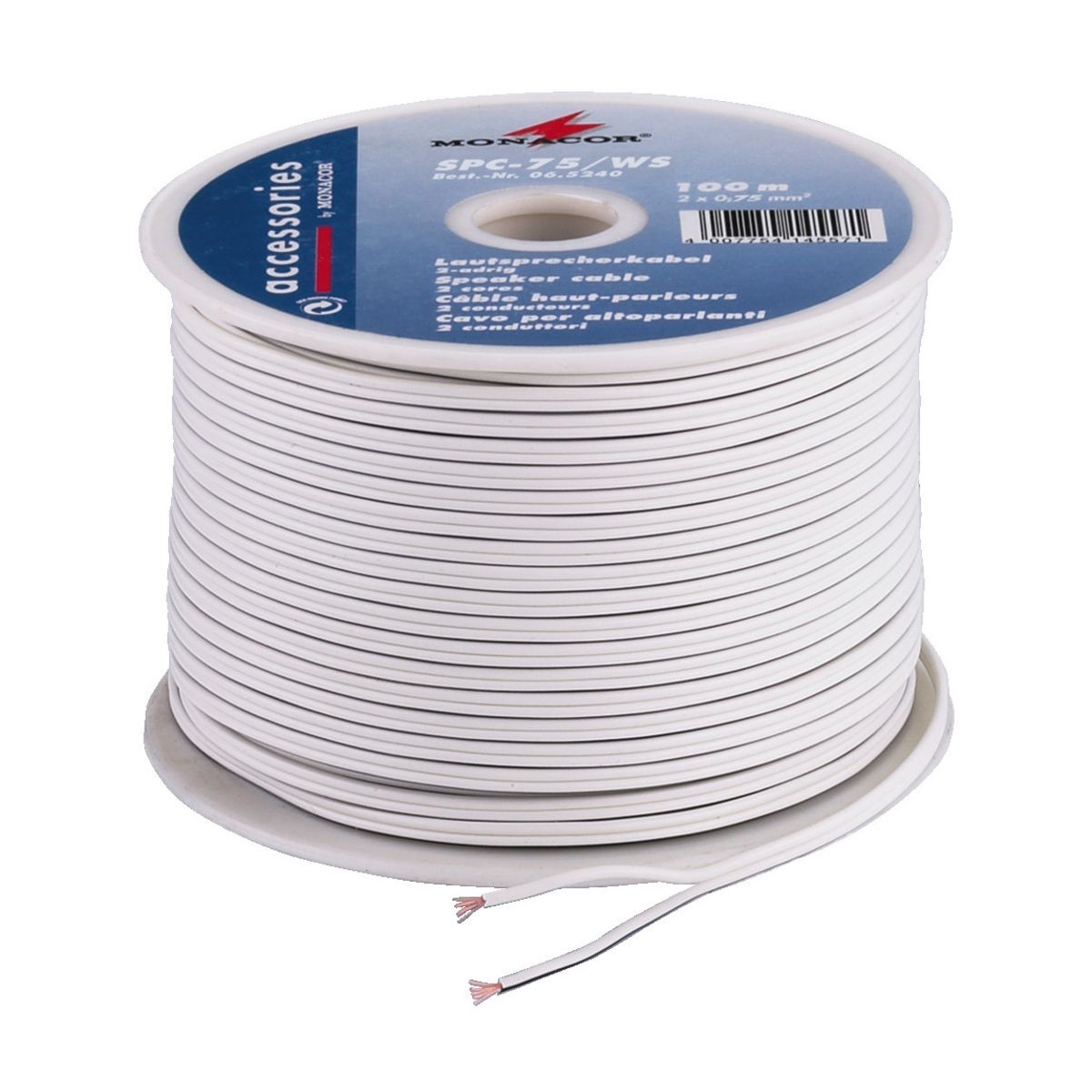 SPC-75/WS | Speaker cable “STANDARD QUALITY”, 2 x 0.75 mm2, 100 m-5935