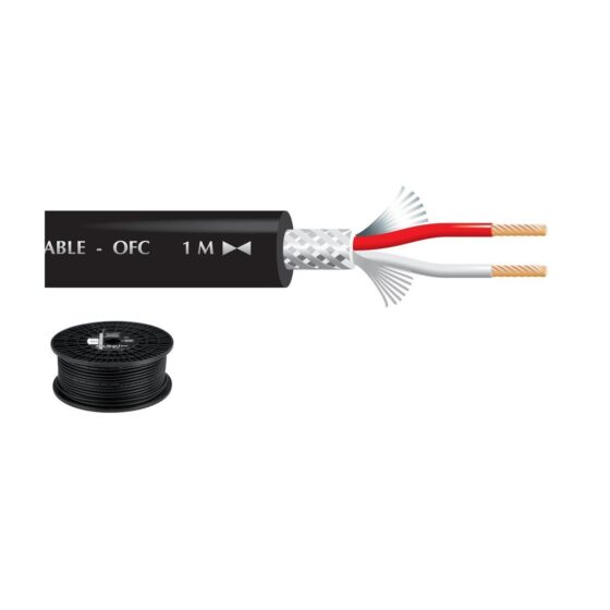 MLC-152/SW | Mikrofónny kábel TOP QUALITY, 2 x 0.22 mm2, 100 m-0