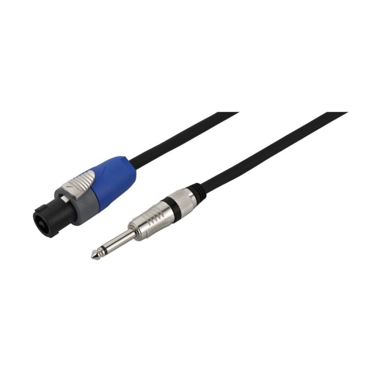 MSCN-8050/SW | Reproduktorový kábel, 5 m, 2-pólový NEUTRIK SPEAKON konektor/6.3 mm konektor-0