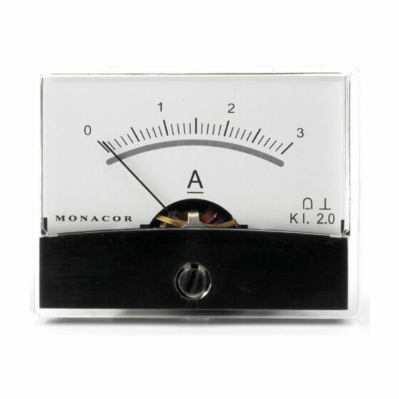 PM-2/3A | Moving coil panel meter, 3 A-0