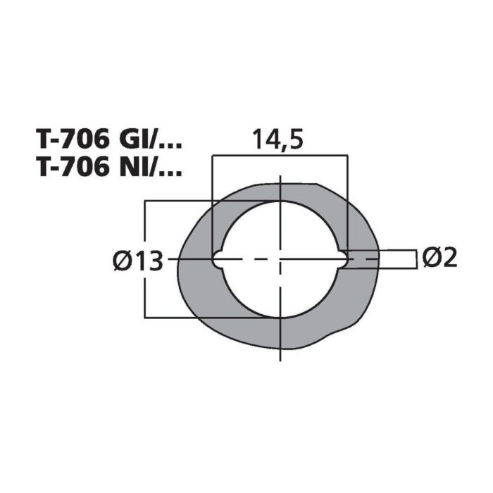 T-706GI/RT | RCA Panel Jack, red-6250