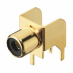 T-709G | RCA Panel Jack, gold-plated-0