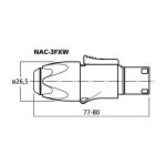 NEUTRIK POWERCON inline jack | NAC-3FXW-5361