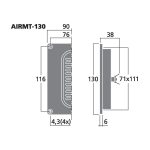 AIRMT-130 | High-end AIR MOTION TRANSFORMER tweeter, 60 W, 8 Ω-4109
