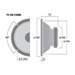 TF-0615MR | PA midrange speaker, 50 W, 8 Ω-6271
