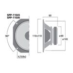 SPP-110/4 | Hi-fi bass-midrange speaker, 30 W, 4 Ω-6120