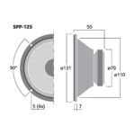 SPP-125 | Midrange speaker, 22 W, 8 Ω-6124