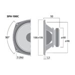 SPH-100C | Hi-fi bass-midrange speaker, 30 W, 8 Ω-6011