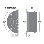 HT-958PA/SW | Prstencový výškový radiátor, 30 W, 8 Ω-4721