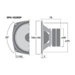 SPH-102KEP | High-tech midrange speaker, 40 W, 8 Ω-6013