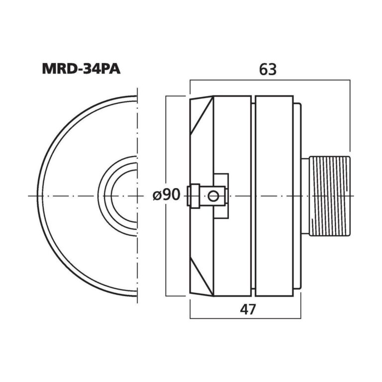 MRD-34PA | PA horn driver, 35 W, 8 Ω-5229