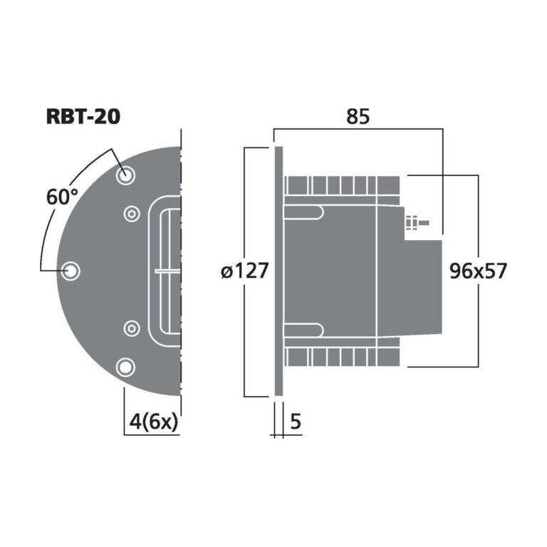 RBT-20 | Pair of high-end ribbon tweeters, matched, 25 W, 8 Ω-5680