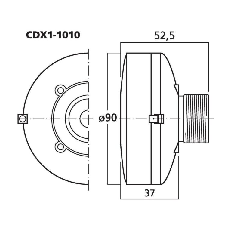 PA horn driver, 15 W, 8 Ω | CDX1-1010-4238