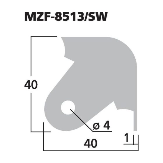MZF-8513/SW | Kovový roh-5343