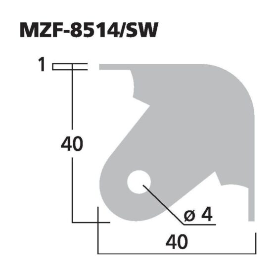 MZF-8514/SW | Kovový roh-5344