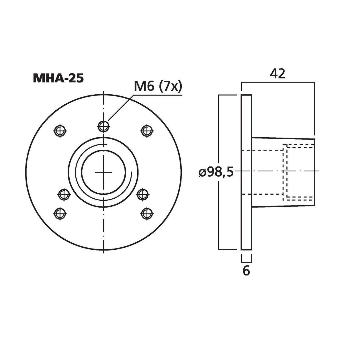 MHA-25 | Skrutkový adaptér-5086