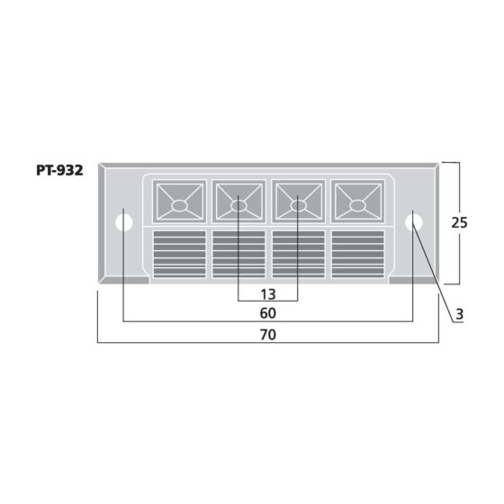 PT-932 | Spring-loaded speaker terminal, 4 poles-5647