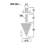 SPS-30/SC | Set of speaker spikes (4 pcs.)-6137