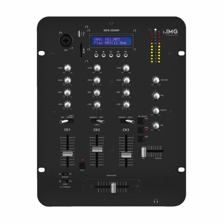 MPX-30DMP | Stereo DJ mix s integrovaným MP3 prehrávačom-0