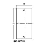 RSP-1SPACE | 1-fold segment panel for RSP-10F-5719