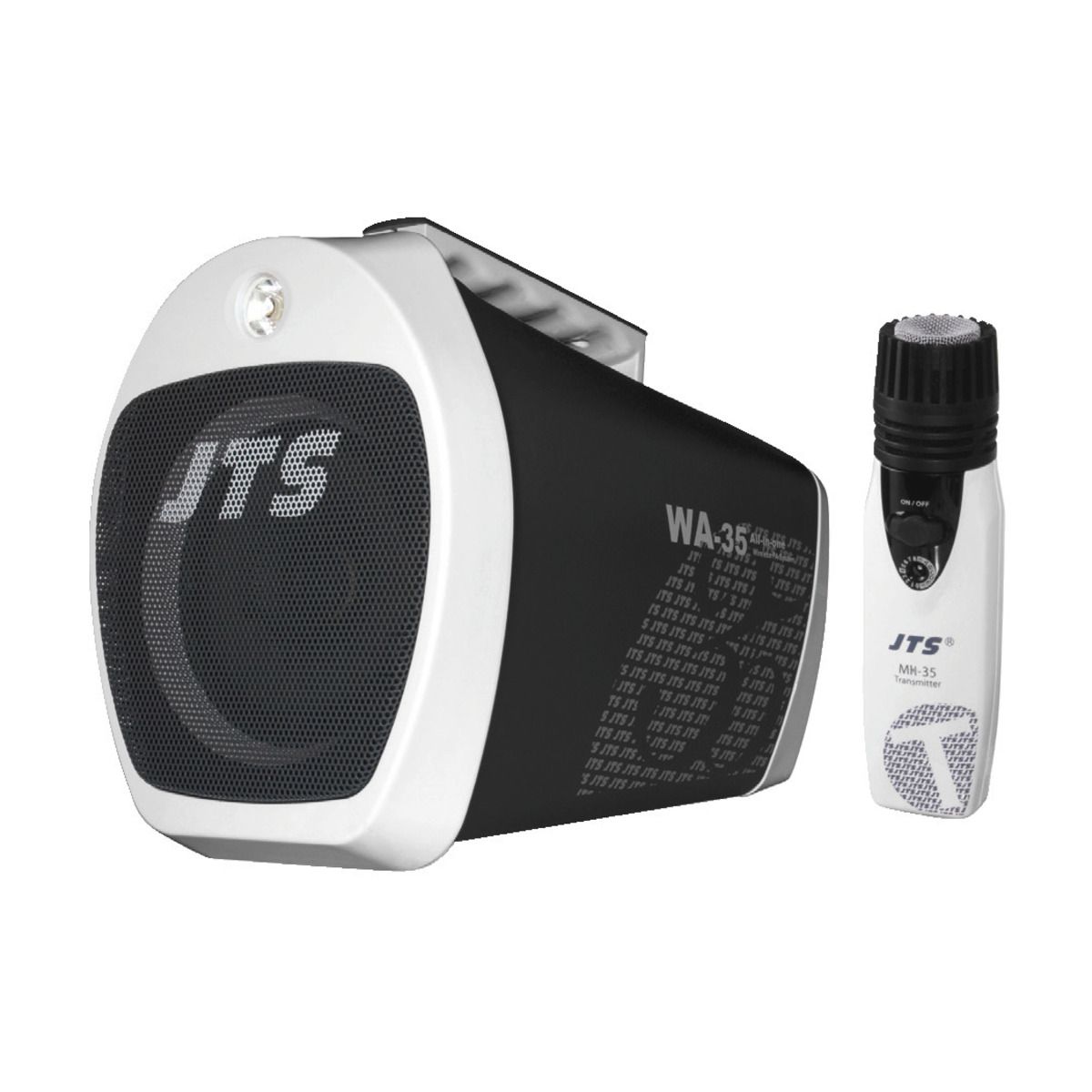 WA-35 | WA-35, Prenosný MP3 FM zosilňovač s bezdrôtovým mikrofónom-0
