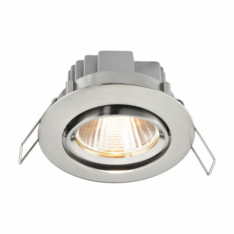 Flush-mounted LED spotlights, round and convex, 5 W | LDSC-755C/WWS-4818