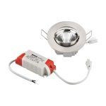 LDSR-755C/WWS | Zápustné LED bodové svetlá, okrúhle a ploché, 5 W-0