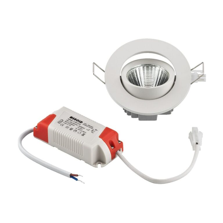 LDSR-755W/WWS | Zápustné LED bodové svetlá, okrúhle a ploché, 5 W-0