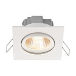 LDSQ-755W/WWS | Zapustené LED bodové svetlá, hranaté, 5 W-4830