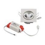 LDSQ-755W/WWS | Zapustené LED bodové svetlá, hranaté, 5 W-0