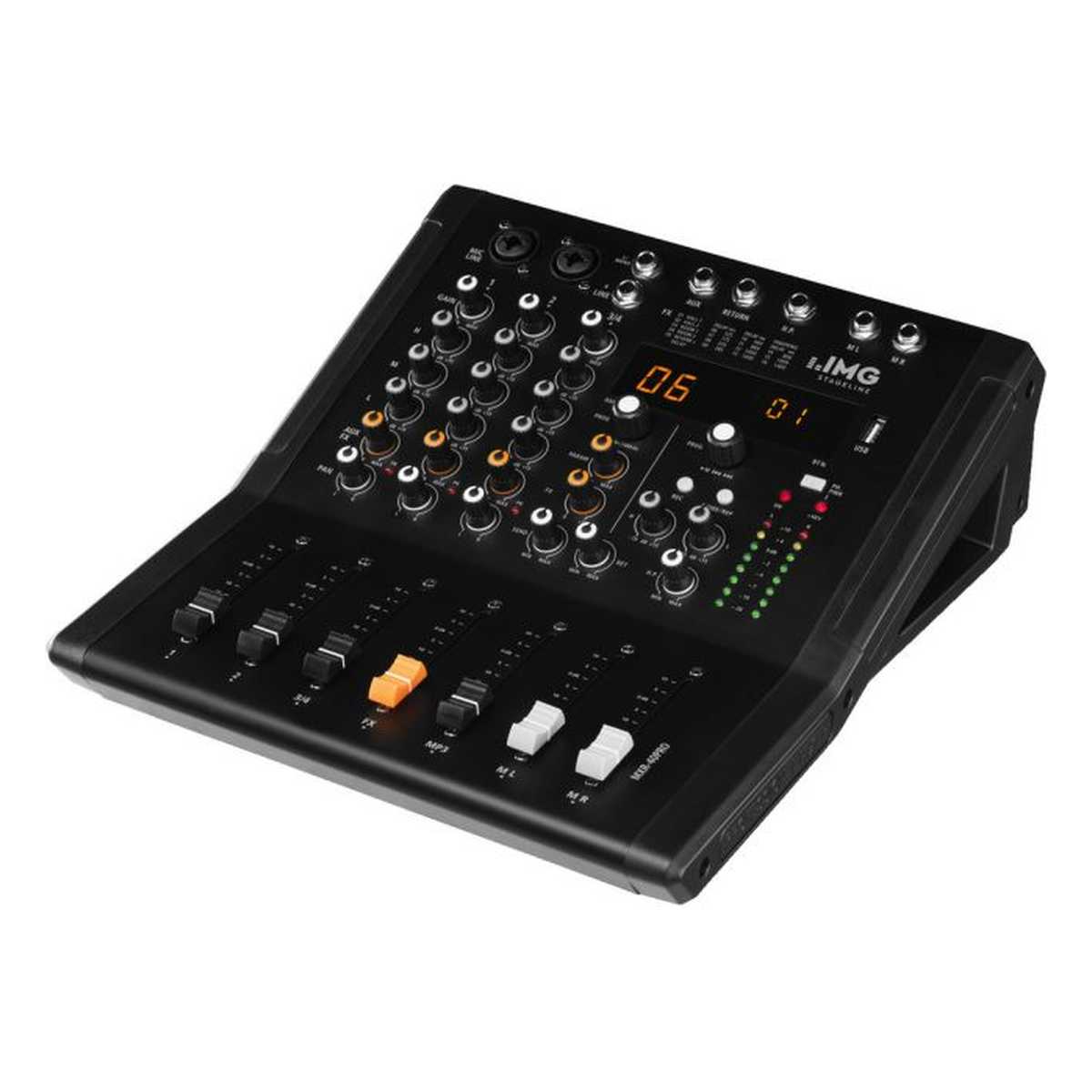 MXR-40PRO | Professional 4-channel audio mixer