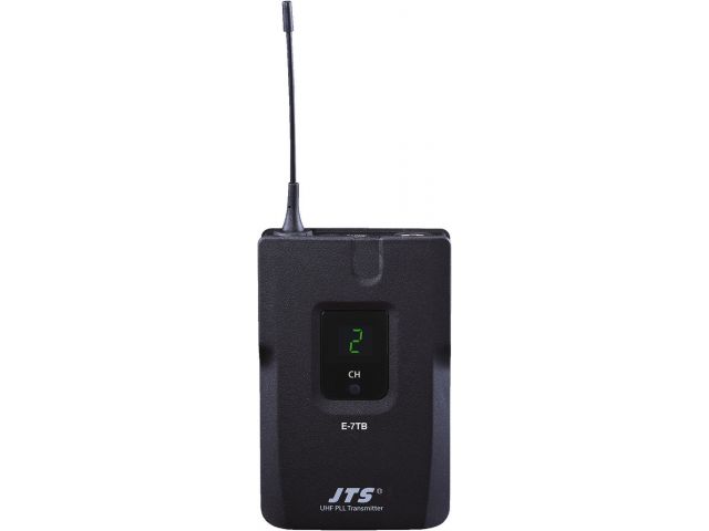 E-7TB/5 | UHF PLL pocket transmitter with lavalier microphone