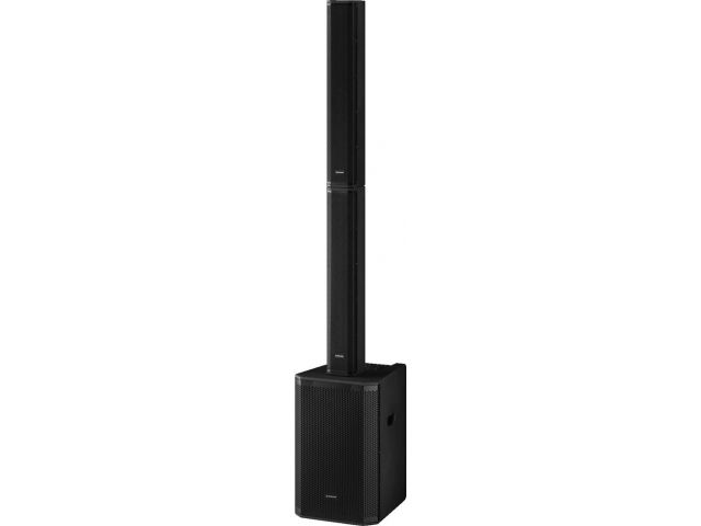Active column PA speaker system with DSP
