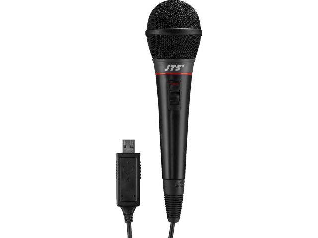 Dynamic microphone with USB connector
